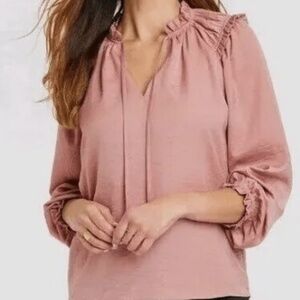 Knox rose LS rose top